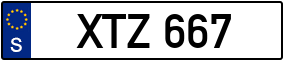 Truck License Plate